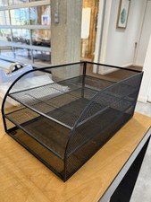 Black Wire Mesh Triple Letter