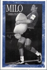 MILO: A JOURNAL FOR SERIOUS STRENGTH ATHLETES, VOL. 8, NO. By Ironmind NEW