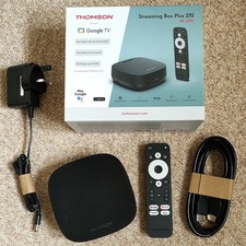 Thomson Streaming Box Plus 270 4K. Google Android TV. Boxed. (Onn 4K Pro)