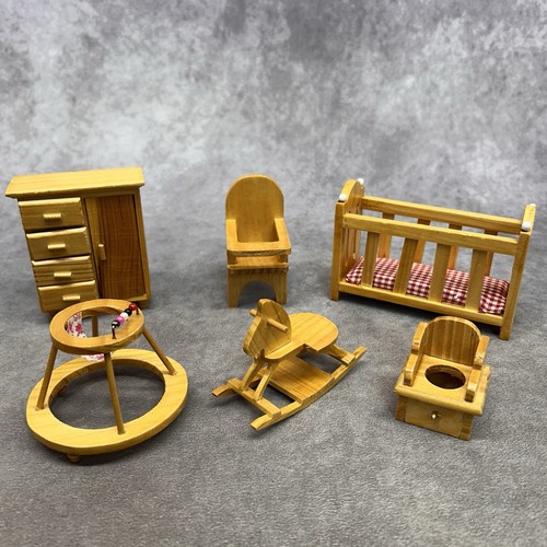 Dollhouse nursery baby bedroom - dollhouse,