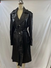 Leather Trench Coat Jacket
