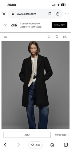 Zara women black long - women’s,