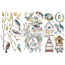 GARDEN MARVELS - 3 sheets - 6" x 12" each - Redesign Decor Transfer Decal