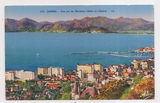 cannes, view of the new hotels and the esterel