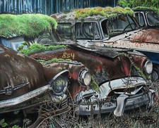 Classic Car Art, Salvage Yard