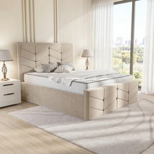 LANCASTER CHEVRON UPHOLSTERED