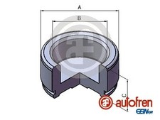 Piston, brake caliper fits