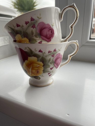 Bone china cups - china,
