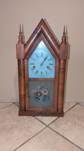 Antique ansonia steeple shelf - ansonia,