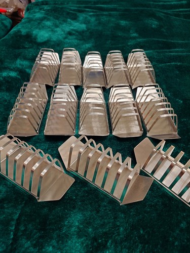 Stainless steel toast holders - steel,