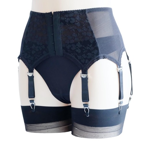 Straps suspender belt sheer - 6,