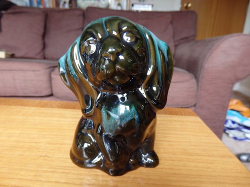 Blue mountain pottery puppy - mountain,
