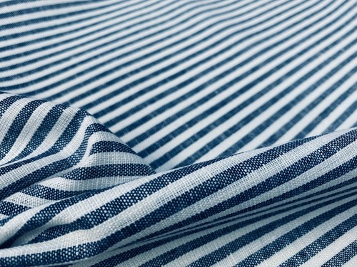 Candy stripe linen fabric - candy,