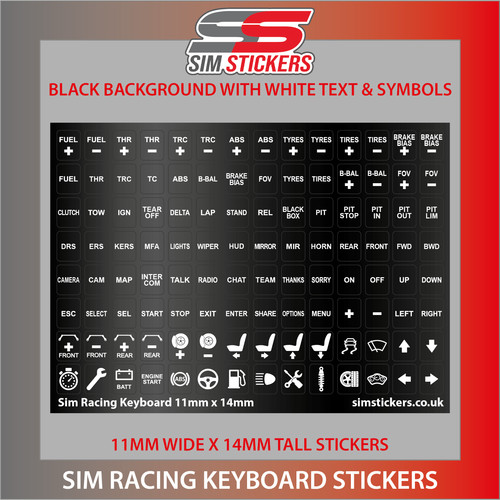 Black stickers for car - black,