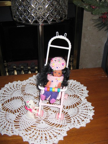 Barbie kelly doll stroller - doll, set
