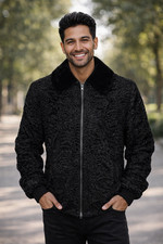 Men’s Black Persian Lamb Fur