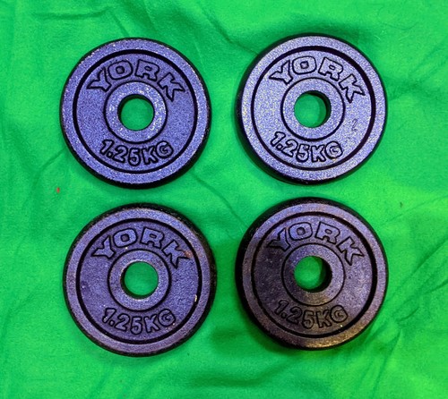 York cast iron weight plates - cast,