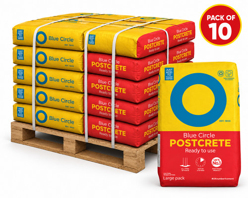 10x blue circle postcrete 20kg - 10x,