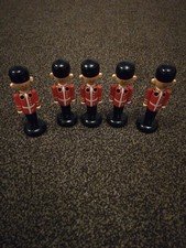 molded Wooden Soldiers  12cm
