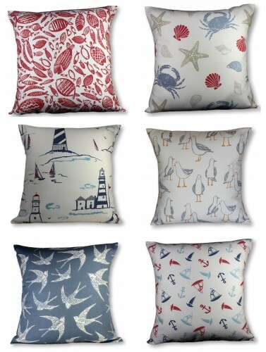 Cushion cover made nautical - made,
