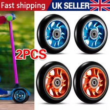 100MM Scooter Wheels Pro Stunt Scooter Replacement Wheels with ABEC-7 Bearings.