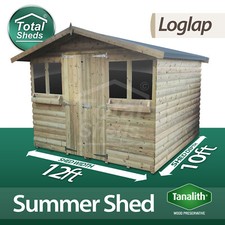12x10 Garden Shed Summer House