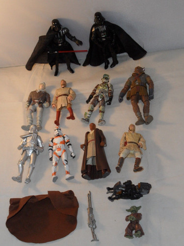 Vintage star wars - star, figures
