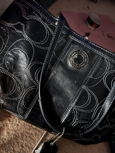 Coach signature kisslock - kisslock, tote