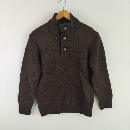 Barbour men brown wool - brown,