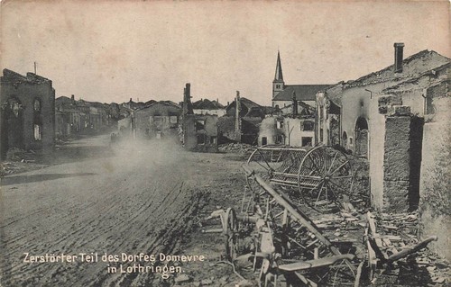 1916 wwi domevre lorraine - domevre,