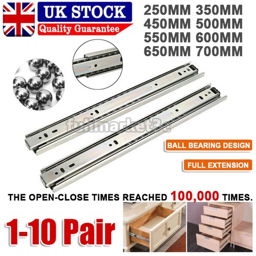 250mm 700mm drawer runners - 250mm-700mm,