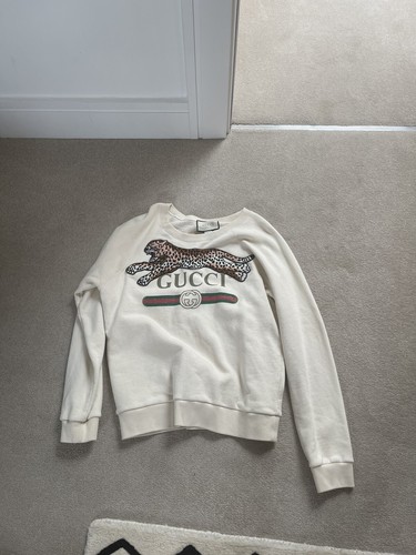 Gucci leopard sweatshirt small - leopard,