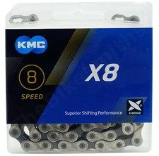 KMC X8 SILVER GRAY 8 Speed