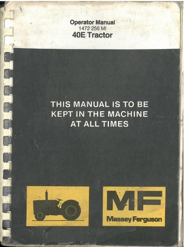 Massey ferguson tractor - ferguson, mf40e