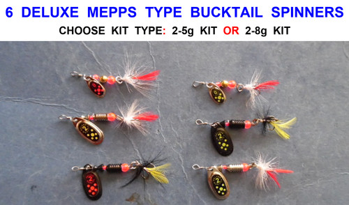 Deluxe bucktail mepps type - 6,