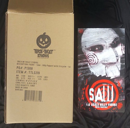 Saw billy puppet with - -,