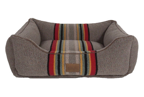 Luxury bolster dog bed large - luxury,