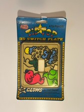 Vintage Mr Men Light Plate Glow In The Dark Retro Kitsch Roger Hargreaves 1970s