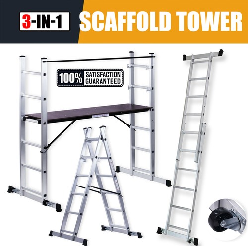 Scaffolding step ladder - 3-in-1,
