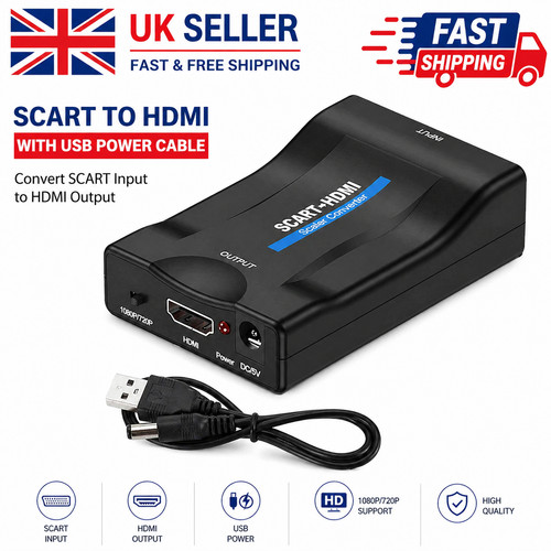 Scart hdmi converter - scart,