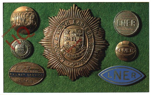 Picture postcard lner badges - picture, postcard_