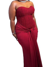 Elegant strapless corset - elegant,