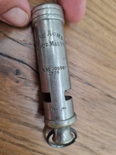 POLICE WHISTLE 1924 ACME METROPOLITAN J HUDSON RARE VINTAGE UNUSUAL 