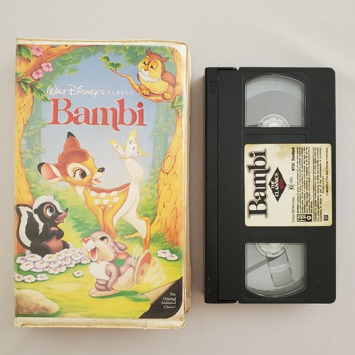 Bambi vhs video cassette tape - bambi,