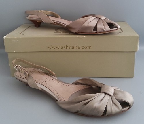 Womens taupe ash satin - ash, knot