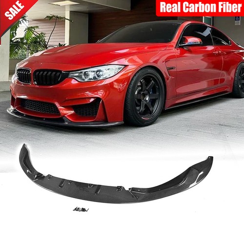 Carbon fiber front bumper lip - front,