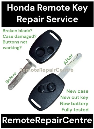 Honda 3button remote key - remote,