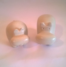 Pair of 5cms Natural Soapstone