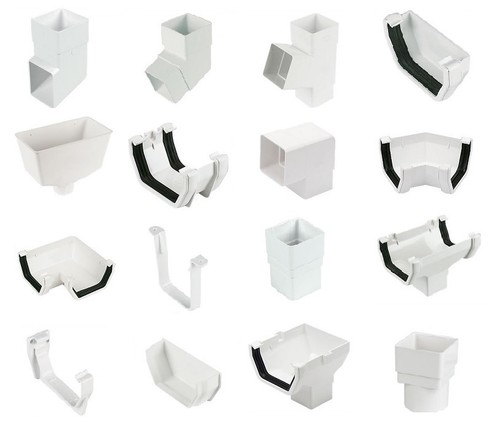 White square guttering - square, &