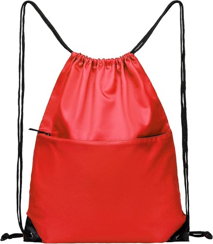 Drawstring sports backpack gym - drawstring,